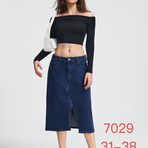 Юбка NewJeans (31-38) 7029 navy (лето) NewJeans 7029 navy