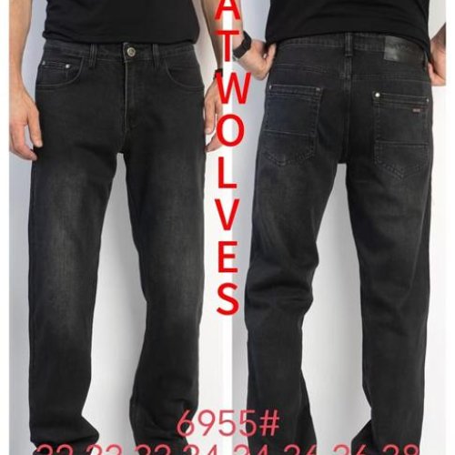 Джинсы Resalsa (32-38) 6955 black (деми) Resalsa 6955 black