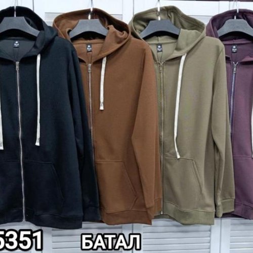 Кофта спорт MMC clothes (3XL-6XL) 25351 khaki (деми) MMC clothes 25351 khaki