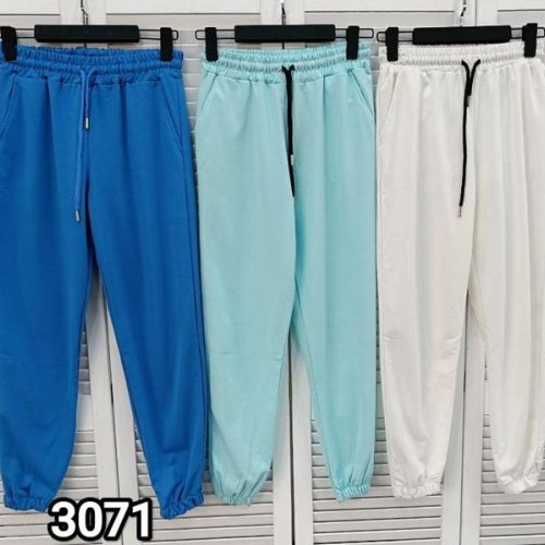 Штаны спорт MMC clothes (S-XL) 3071 white (деми) MMC clothes 3071 white