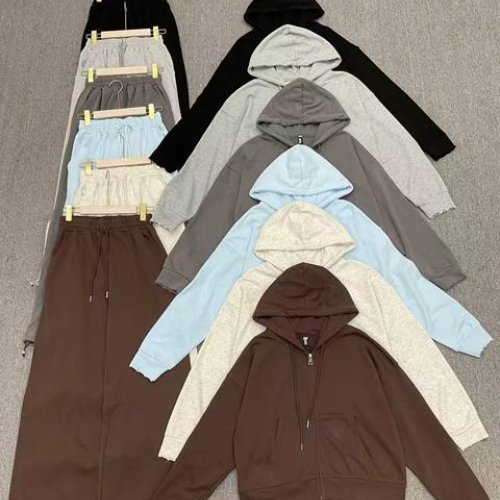 Костюм спорт Oukali (M-XL) 19789 brown (деми) Oukali 19789 brown