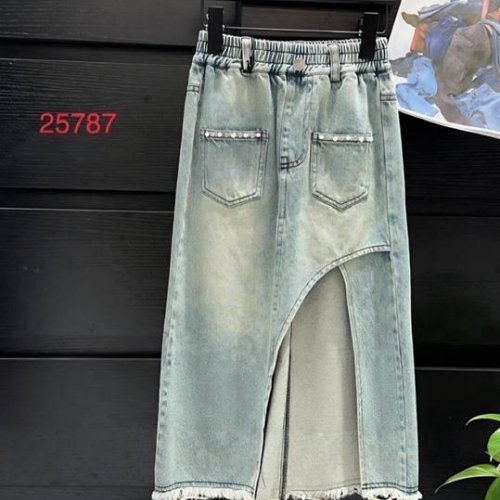 Юбка Delfinka (120-170) 25787 l.blue (лето) Delfinka 25787 l.blue