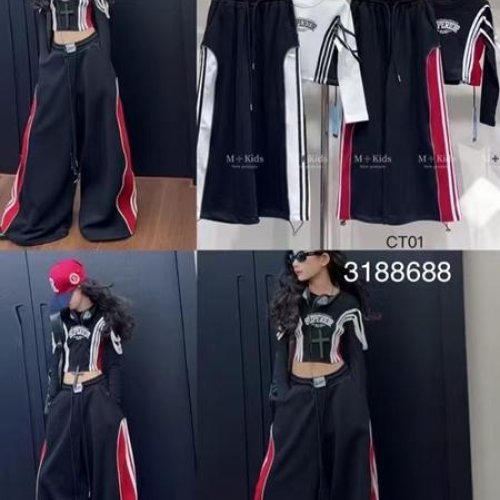 Костюм спорт Delfinka (120-170) CT01 black (деми) Delfinka CT01 black