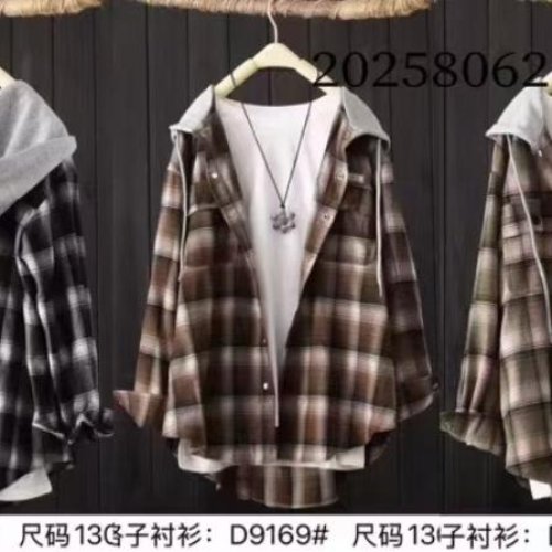 Рубашка Delfinka (130-170) D9169 black (деми) Delfinka D9169 black