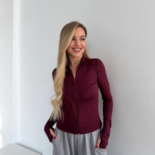 Кофта Arina (42-48) 1697 wine (деми) Arina 1697 wine