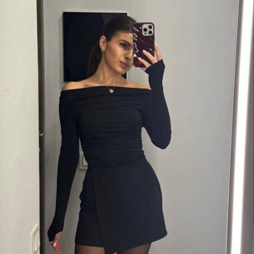 Юбка-шорты Arina (42-46) 2425 black (лето) Arina 2425 black