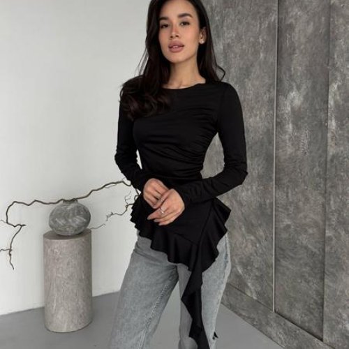 Свитер Arina (42-48) 5174 black (деми) Arina 5174 black