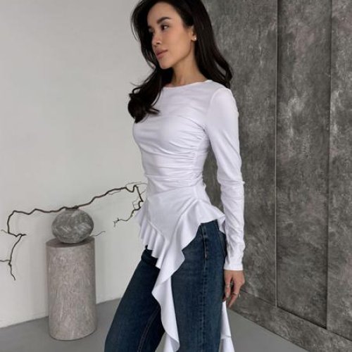 Свитер Arina (42-48) 5174 white (деми) Arina 5174 white