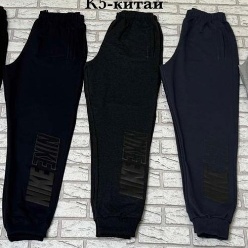 Штаны спорт Shon (46-54) K5 d.grey (деми) Shon K5 d.grey