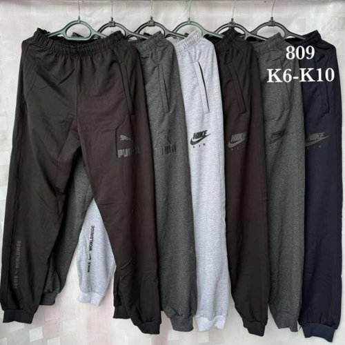 Штаны спорт Shon (46-54) K6 black (деми) Shon K6 black