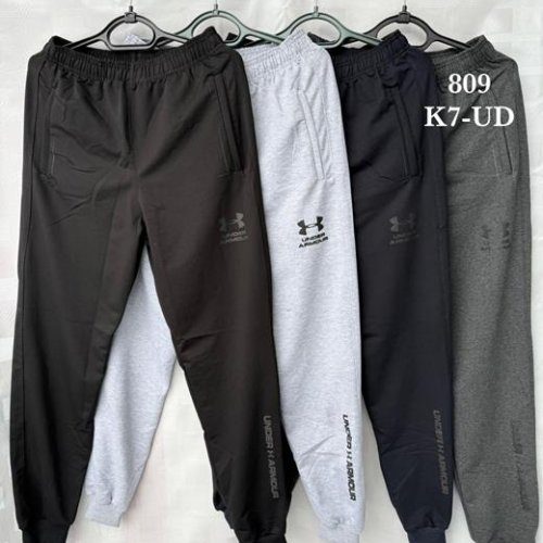 Штаны спорт Shon (46-54) K7UD black (деми) Shon K7UD black