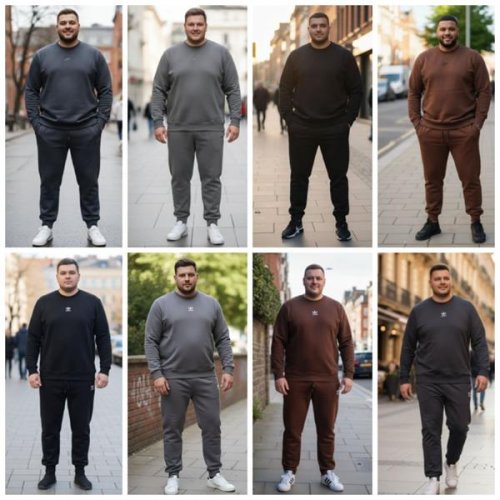 Костюм спорт Shon (54-62) S2064 black (деми) Shon S2064 black