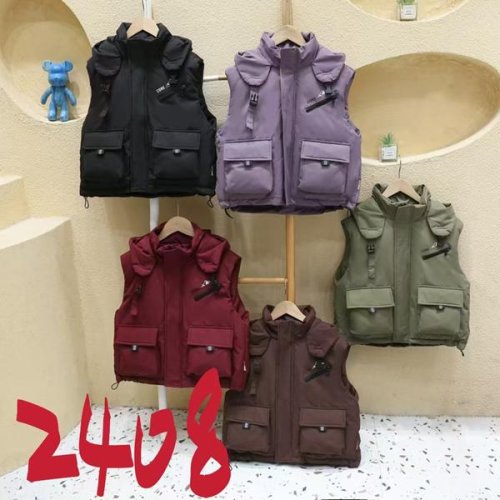 Жилетка Farbique (110-150) 2408 black (деми) Farbique 2408 black