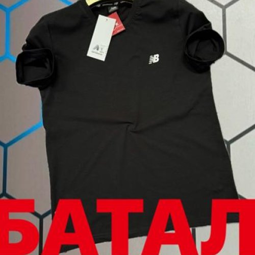 Футболка Alex Clothes (2XL-6XL) 13415 black (лето) Alex Clothes 13415 black