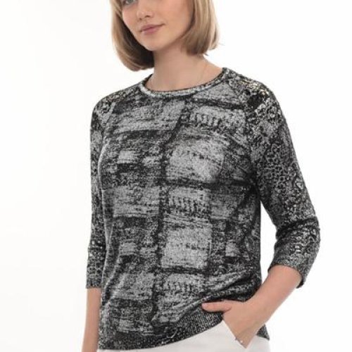 Свитер Julia (52-54) JL870 black (деми) Julia JL870 black