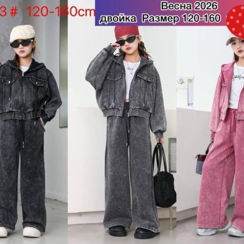 Костюм спорт Meloria (120-160) 012A13 grey (деми) Meloria 012A13 grey