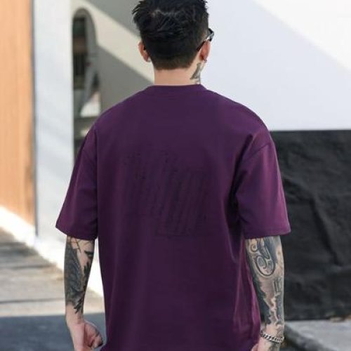 Футболка 2BRO (M-3XL) ADM82650 purple (лето) 2BRO ADM82650 purple