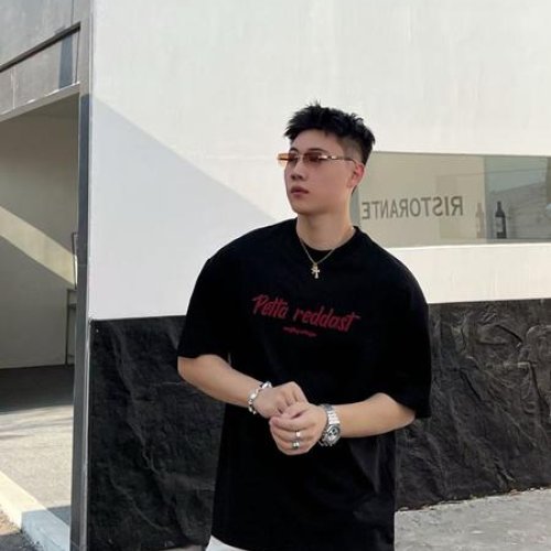 Футболка 2BRO (M-3XL) ADM82611 black (лето) 2BRO ADM82611 black