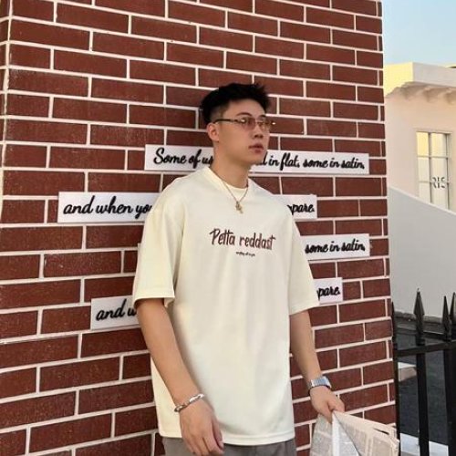 Футболка 2BRO (M-3XL) ADM82611 beige (лето) 2BRO ADM82611 beige