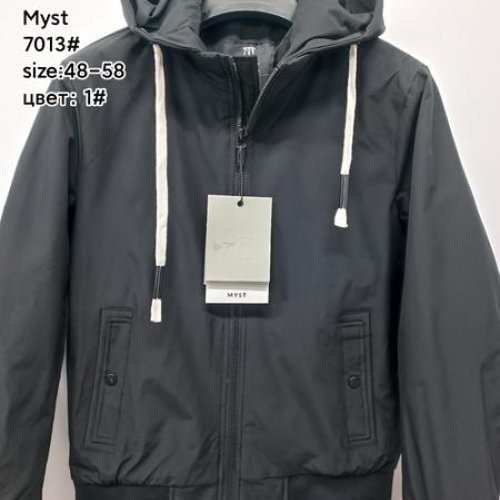 Куртка TRAN (48-58) 7013-1 black (деми) TRAN 7013-1 black