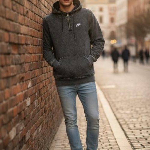 Худи Moranny (S-2XL) MR491 d.grey (деми) Moranny MR491 d.grey