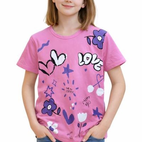 Футболка Sevim (7-12) SV1314 pink (лето) Sevim SV1314 pink