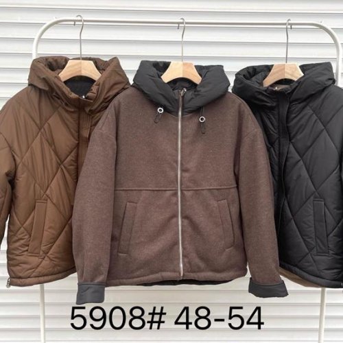 Куртка Style Nadezhda (48-54) 5908 brown (деми) Style Nadezhda 5908 brown