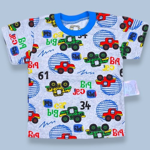 Футболка Kir15 (92-122) 11126 grey (лето) Kir15 11126 grey