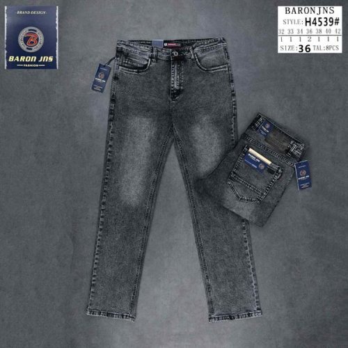 Джинсы God Baron (32-42) H4539 grey (деми) God Baron H4539 grey