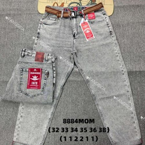 Джинсы God Baron (32-38) 8884MOM grey (деми) God Baron 8884MOM grey