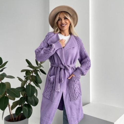 Кардиган LiZa Brend (42-52) 1105 lilac (деми) LiZa Brend 1105 lilac