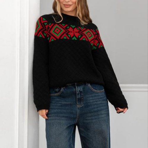 Свитер LiZa Brend (42-50) 1114 black (зима) LiZa Brend 1114 black