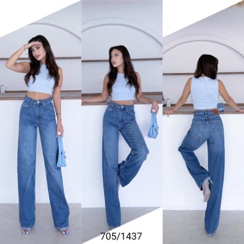 Джинсы Jeans Style (34-42) 705-1437 blue (деми) Jeans Style 705-1437 blue