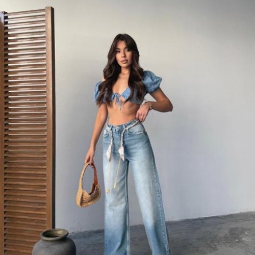 Джинсы Jeans Style (34-40) 1010-1614 l.blue (деми) Jeans Style 1010-1614 l.blue