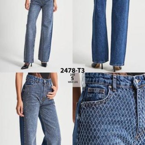 Джинсы Jeans Style (34-40) 2478-5 blue (деми) Jeans Style 2478-5 blue