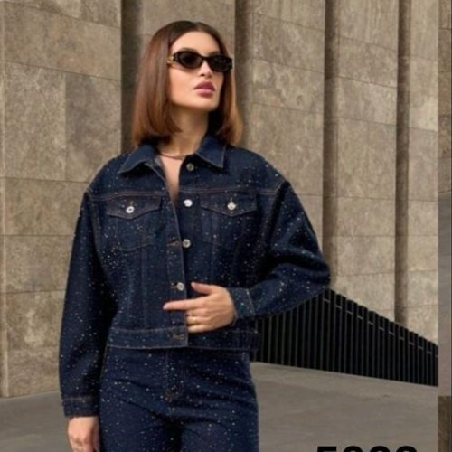 Джинсы Jeans Style (S-L) 5082 navy (деми) Jeans Style 5082 navy