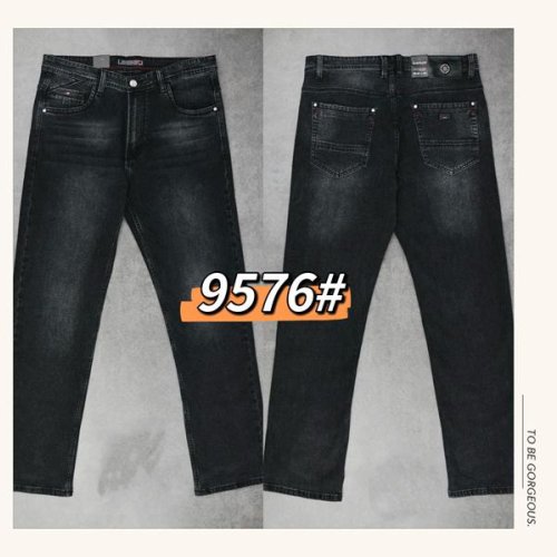 Джинсы Baron Jeans (36-46) 9576 black (деми) Baron Jeans 9576 black