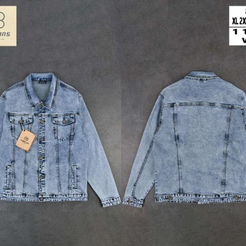 Куртка Baron Jeans (XL-5XL) 843 l.blue (деми) Baron Jeans 843 l.blue