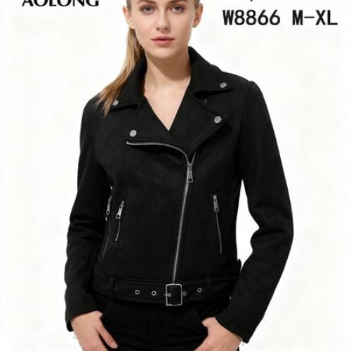 Куртка Immei (M-XL) W8866 black (деми) Immei W8866 black