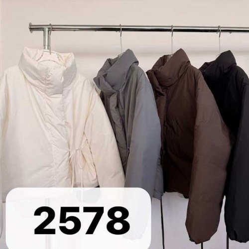 Куртка Oukali (M-2XL) 2578 white (деми) Oukali 2578 white