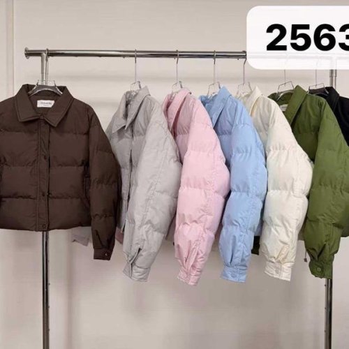 Куртка Oukali (M-2XL) 2563 brown (деми) Oukali 2563 brown