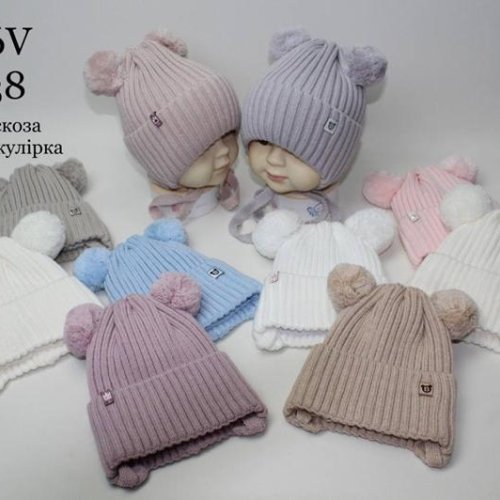 Шапка Candy (36-38) 4336V mix (деми) Candy 4336V mix