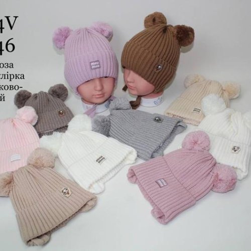 Шапка Candy (44-46) 4354V mix (деми) Candy 4354V mix