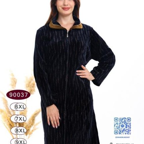 Халат Romeo life (58-64) 90037 navy (деми) Romeo life 90037 navy