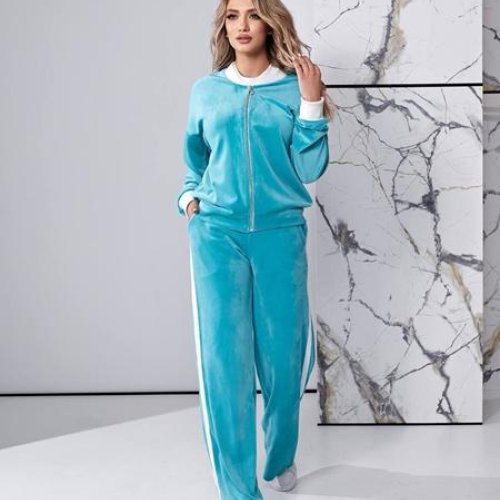 Костюм спорт Romeo life (40-54) 974 l.blue (деми) Romeo life 974 l.blue