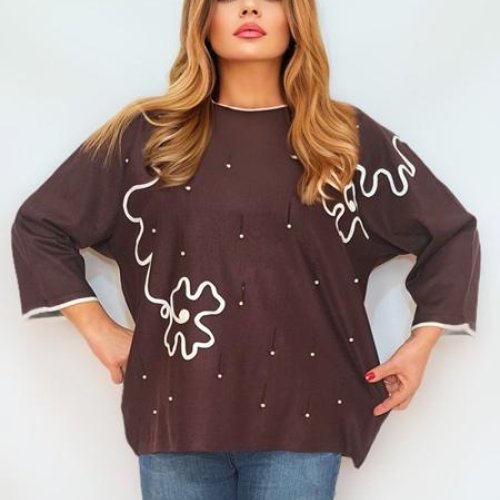 Свитер Romeo life (54-58) RL953-1 brown (деми) Romeo life RL953-1 brown