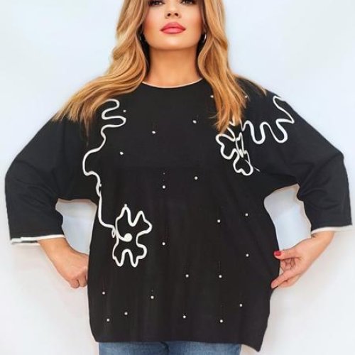 Свитер Romeo life (54-58) RL955 black (деми) Romeo life RL955 black