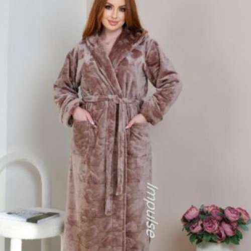 Халат Romeo life (58-62) RL956 brown (зима) Romeo life RL956 brown