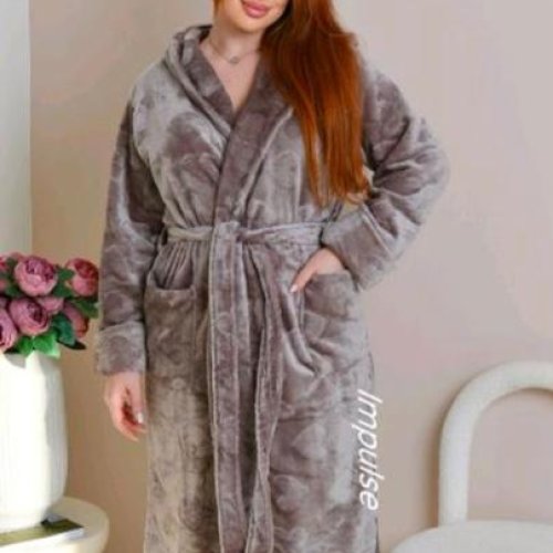 Халат Romeo life (58-62) RL957 grey (зима) Romeo life RL957 grey