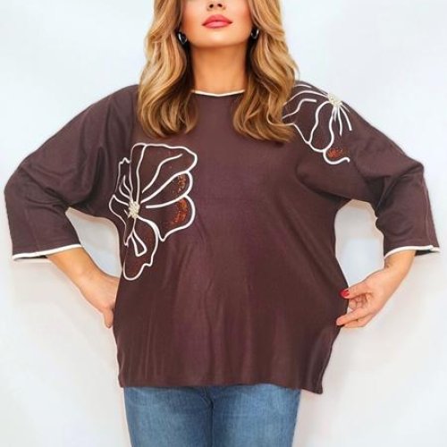 Свитер Romeo life (54-58) RL966 brown (деми) Romeo life RL966 brown